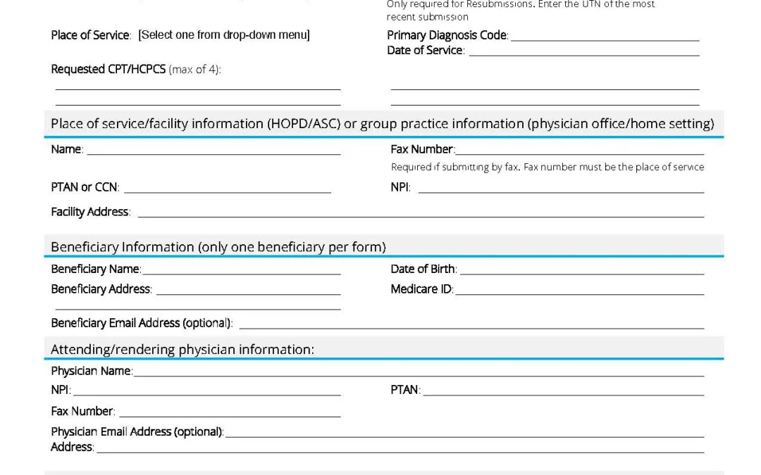 Wiser Manual Intake Form
